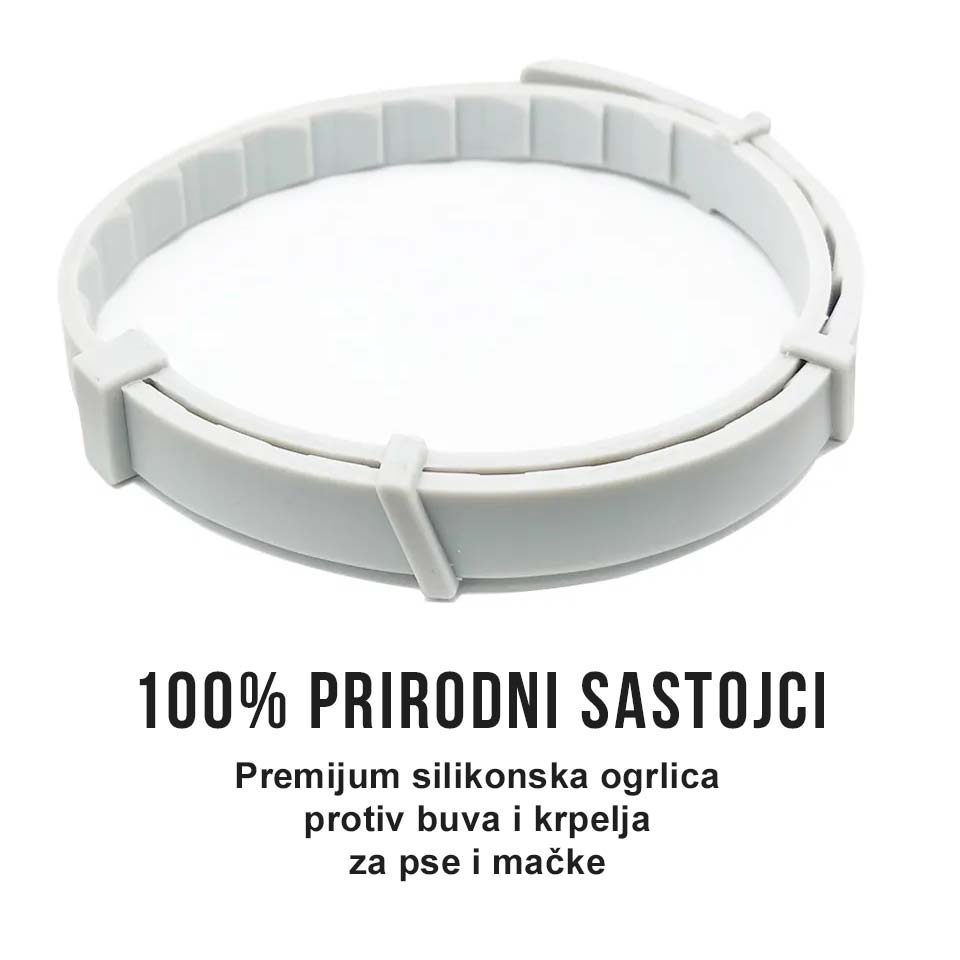 Ogrlica za pse protiv buva, krpelja i komaraca.